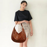 Crocodile Pattern PU Leather Women Shoulder Bag Vintage Handbag Retro Messenger