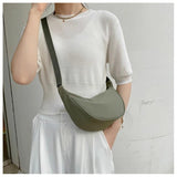 90s Vintage Canvas Shoulder Bag Clutch Women's Handbag