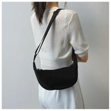 90s Vintage Canvas Shoulder Bag Clutch Women's Handbag