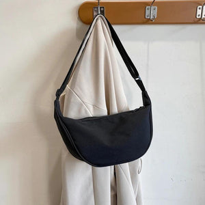 90s Vintage Canvas Shoulder Bag Clutch Women's Handbag