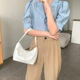 High PU Leather Vintage Shoulder Bag for Women