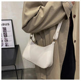 Women's PU Leather Hobos Shoulder Bag Underarm Totes Messenger Handbag Purse