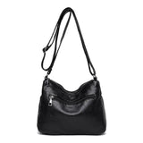 PU Leather Shoulder Bag for Women - Large Capacity