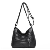 PU Leather Shoulder Bag for Women - Large Capacity