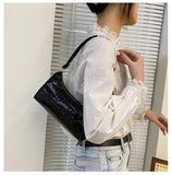Women's PU Leather Sling Handbag Chain Shoulder Crossbody Bag