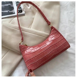 Women's PU Leather Sling Handbag Chain Shoulder Crossbody Bag