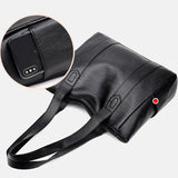 Women Soft PU Leather Handbag: Vintage Shoulder Crossbody Bag