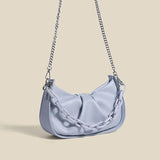 Messenger Handbags Hot Style Fold Soft Dumpling Bag Female Chain