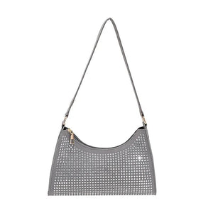 Women's PU Leather Underarm Bag Crossbody Purse Handbag