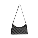 Plaid Shoulder Bag PU Leather Tote Crossbody Purse