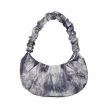 Tie Dye Oxford Cloth Women's Shoulder Bag Casual Underarm Handbag