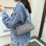 Women Single Shoulder Underarm Bags Casual Ladies Dot Small Purses