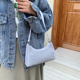 Women Single Shoulder Underarm Bags Casual Ladies Dot Small Purses