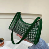 Women's PU Leather Dot Shoulder Bag Casual Ladies Handbag Purse