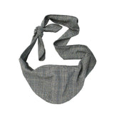 Women's Canvas Shoulder Bag Plaid Handbag Large Capacity Tote Crossbody