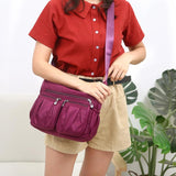 Waterproof Nylon Fold Shoulder Bags Casual Tote Men's Crossbody Bag