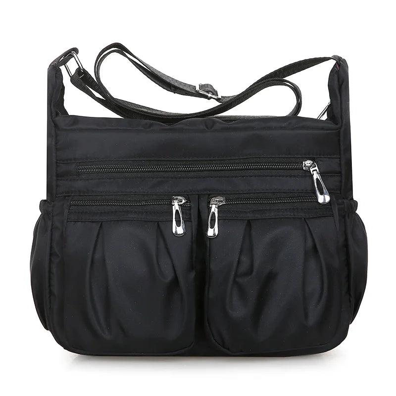 Waterproof Nylon Fold Shoulder Bags Casual Tote Men's Crossbody Bag
