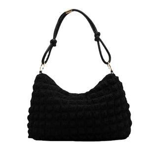 Lingge Shoulder Underarm Bag Women's Style Dumpling Bag Large Capacity