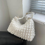 Lingge Shoulder Underarm Bag Women's Style Dumpling Bag Large Capacity