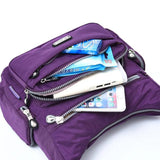 Women Shoulder Messenger Bag Waterproof Nylon Oxford Crossbody Bag