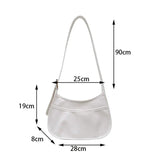 Retro Women's Crossbody Bag Hobo Handbags Casual Versatile Ladies Shoulder Bag