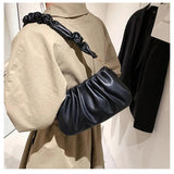 Fold Cloud Underarm Bag Female Autumn Shoulder Bag