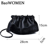 Women Dumplings Handbags Retro Chains Female Crossbody Shoulder Bag Tide Handbag