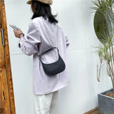 Women Shoulder Bags Diamond Hobo-bag Clutch PU Messenger Evening Bag