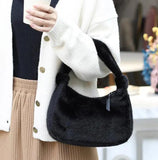 Plush Mini Bag Wild Casual Armpit Female Handbag