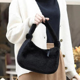 Plush Mini Bag Wild Casual Armpit Female Handbag
