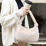Plush Mini Bag Wild Casual Armpit Female Handbag