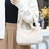 Plush Mini Bag Wild Casual Armpit Female Handbag