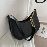 PU Leather Shoulder Bag for Women Causal Handbags Purse Female Hobos