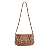 Summer Chain Crossbody Bag Solid Small Flap Women's Handbag