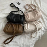 Summer Chain Crossbody Bag Solid Small Flap Women's Handbag