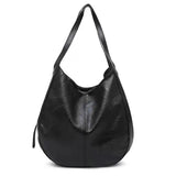 European & American Retro Soft Leather Handbag, Large-capacity Shoulder Bag