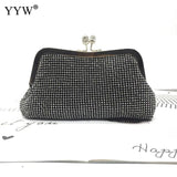 Rhinestone Femme Bags Over Shoulder Silver Bag Sac A Main