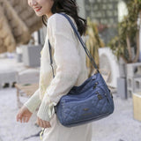 Women's Shoulder Bag - PU Leather Handbag Messenger Bag