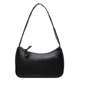 Spring Women's Soft PU Small Shoulder Bags Leather Handbag Retro Shopper Bags