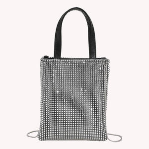 Rhinestone Shoulder Bag Clutch Purse Chain Messenger Crossbody Bags