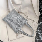 Rhinestone Shoulder Bag Clutch Purse Chain Messenger Crossbody Bags