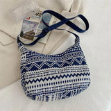 Female Shoulder Messenger Bag Ethnic Style Canvas Shoulder Bag