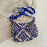 Female Shoulder Messenger Bag Ethnic Style Canvas Shoulder Bag