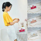 Women Laser Holographic Small Bag Clear Transparent Small Tote
