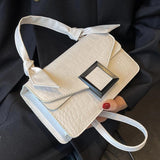 Small Crossbody Bag Knot Handle Women Handbags PU Leather