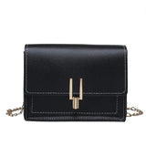 Green Leather Crossbody Bag Chain Shoulder Messenger Lady Travel Purse Handbag
