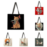 Japanese Ukiyo-e Animal Shoulder Bag