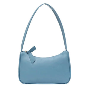 Soft PU Leather Women Handbags Solid Ladies Vintage Shoulder Bags
