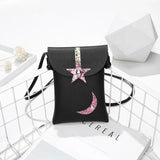 Girl's Star Moon Crossbody Bag for Women Casual Style