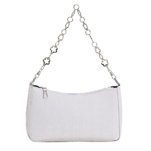 Summer Stone Pattern Leather Women Underarm Shoulder Bags